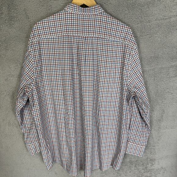 Johnnie O Shirt Mens XXL Check Long Sleeve Button Down Prep-Formance Stretch - Picture 7 of 8